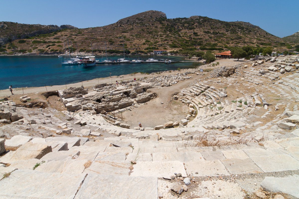 Theatre of Knidos, Caria (near Datca). Photographer: Diy13.
