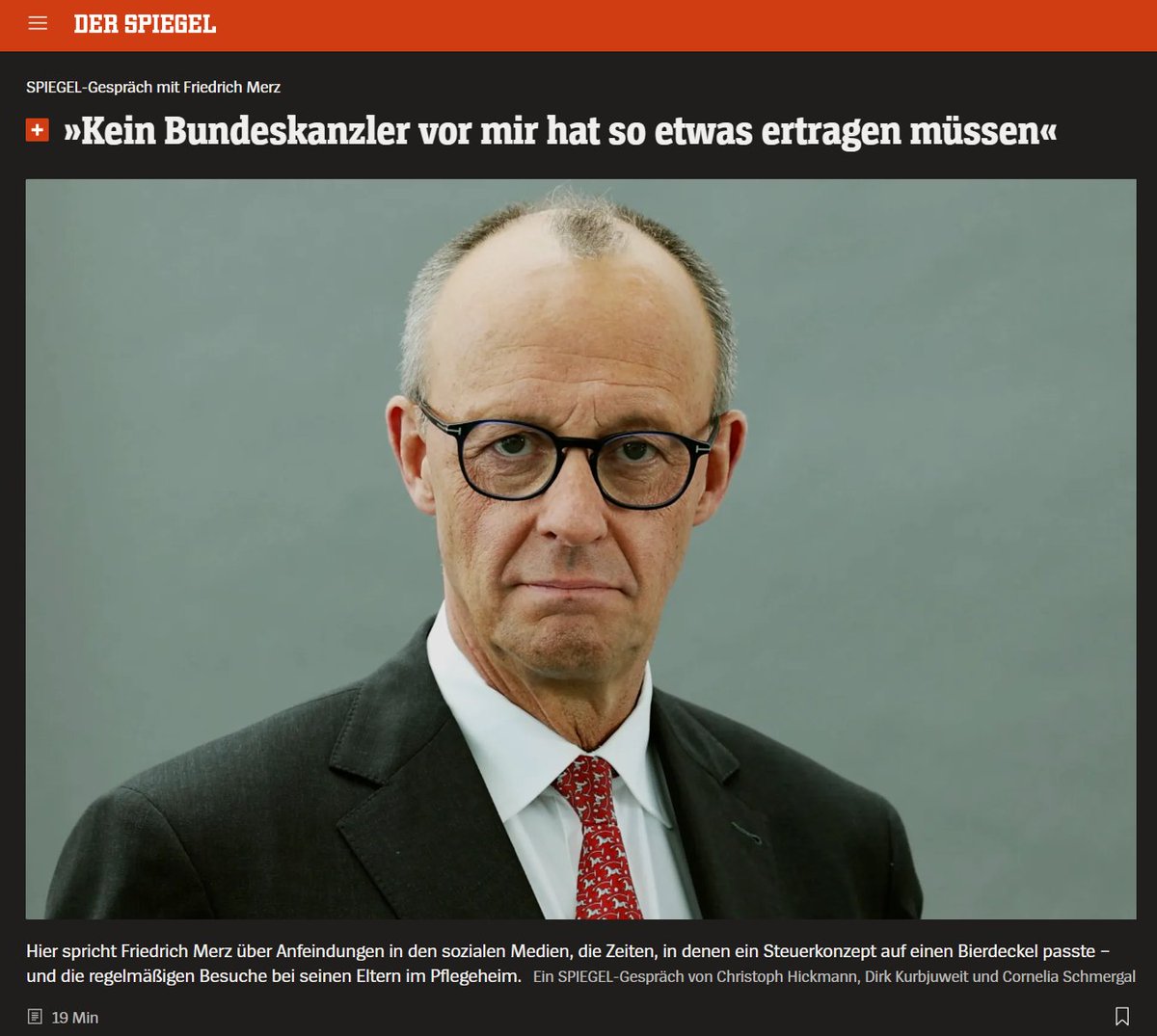 Ich habe mal einige gängige KIs das Merz Interview mit Merz zusammenfassen und kurz bewerten lassen.
Prompt jeweils:
Fasse das Interview knapp zusammen und gebe ein kritisches Fazit dazu.
Und als zweiter: 
Bewerte es in einem Satz.

Ausführliche Antworten im Thread, Satz hier