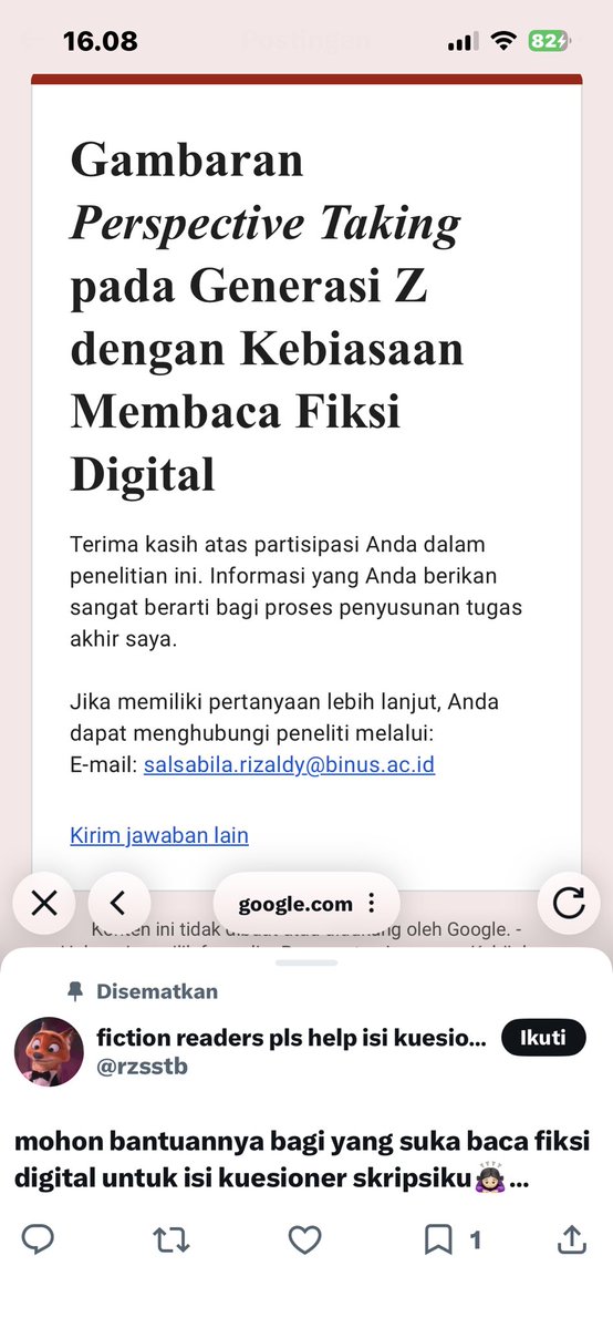 ayo barter isi kuisioner🥺・₊✧ ༘ ⋆🌷 tweet media