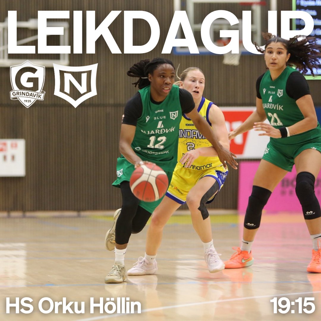 UMFNOfficial's tweet photo. LEIKDAGUR!

🆚 Grindavík
🕐 19:15
🏟️ HS Orku höllin
🗓️ Föstudag, 1. maí
🏆 Undanúrslit - Leikur 4
🎟️ https://t.co/QBJPUmWuv7

Gríðarlega mikilvægur leikur í kvöld, og þurfa stelpurnar á öllum okkar stuðningi að halda til að tryggja sér oddaleik!

Áfram Njarðvík! https://t.co/tN30gRrrfK
