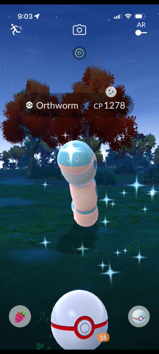 Kiwisteve5's tweet image. Shiny worm for number 17 🥳✨️

#PokemonGO #ShinyPokemon