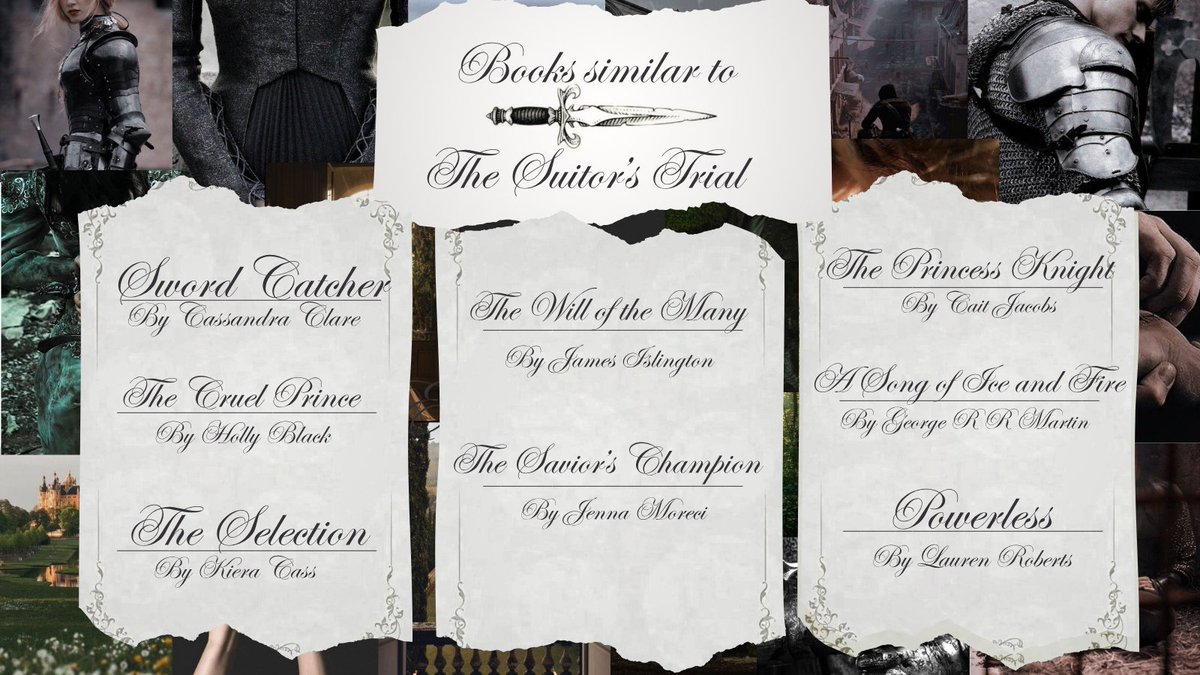 eliserustoen's tweet image. House of the Dragon x The Bachelorette in THE SUITOR'S TRIAL
A NA political fantasy with

✨ Enemies to lovers
⚔️ Deadly challenge
👁️ A lethal FMC (&amp;amp; MMC)
🌷Formal balls
👑 Low historical fantasy
🗡️ 1880's inspired, but daggers and swords

#questpit #W #NA #F

(Editing, 135k)