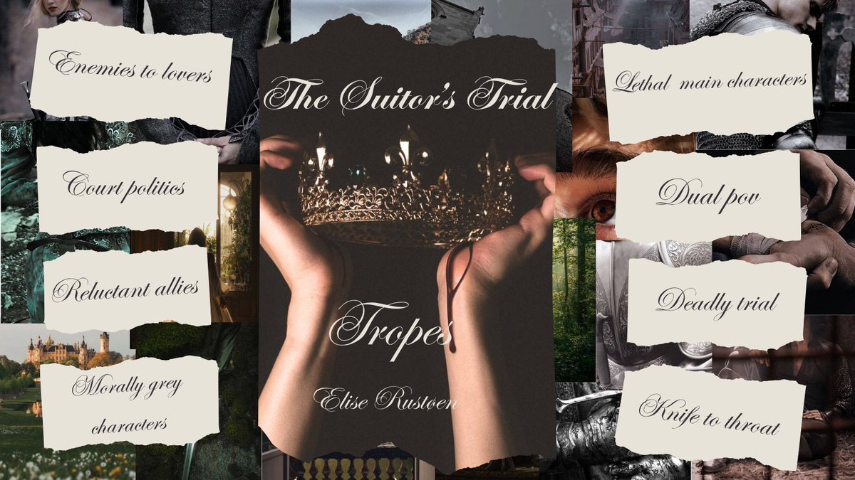 eliserustoen's tweet image. House of the Dragon x The Bachelorette in THE SUITOR'S TRIAL
A NA political fantasy with

✨ Enemies to lovers
⚔️ Deadly challenge
👁️ A lethal FMC (&amp;amp; MMC)
🌷Formal balls
👑 Low historical fantasy
🗡️ 1880's inspired, but daggers and swords

#questpit #W #NA #F

(Editing, 135k)