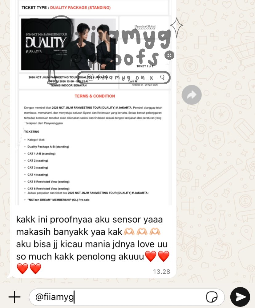 fia☁️ open jastip jaswar tweet media