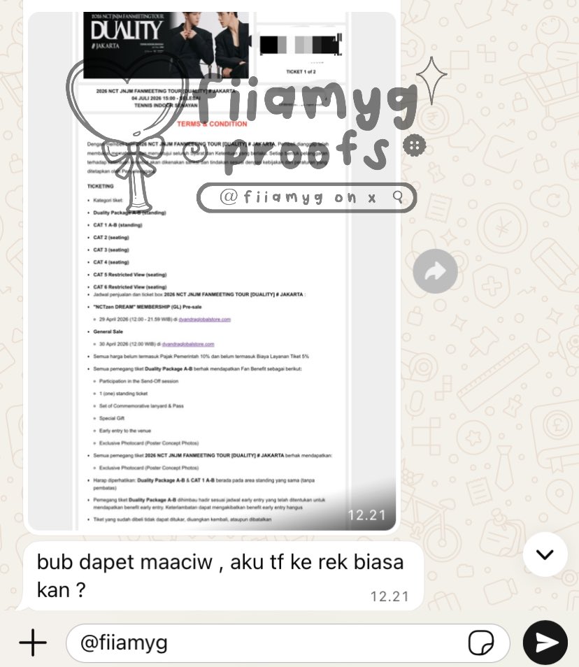 fia☁️ open jastip jaswar tweet media