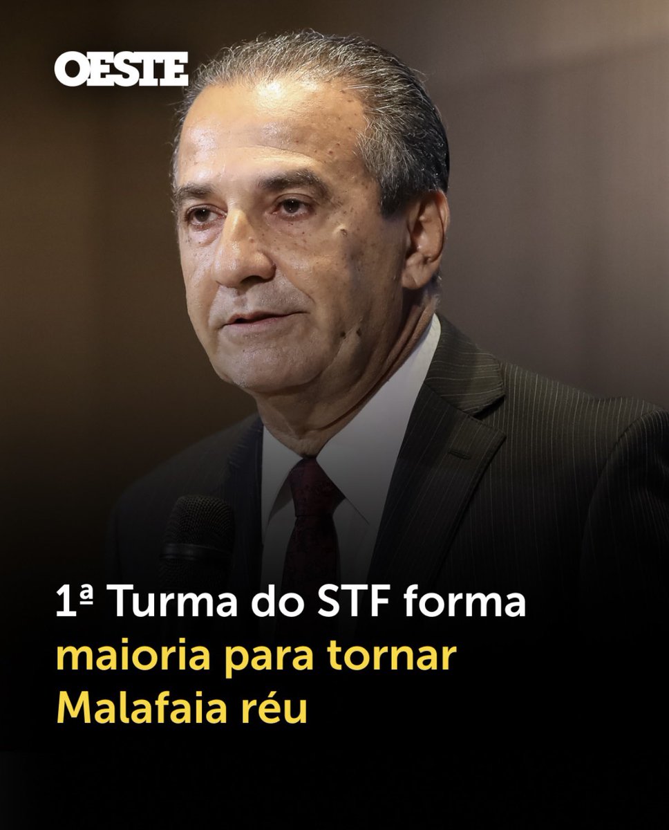 O STF tornou o deputado Gustavo Gayer e Malafaia réus no mesmo dia.

Um por criticar Lula, o outro por uma fala sobre os generais melancias. O objetivo é deixar toda a oposição inelegível.

Cadê os senadores? Vocês acham que vão parar só na direita? Todos terão o mesmo destino