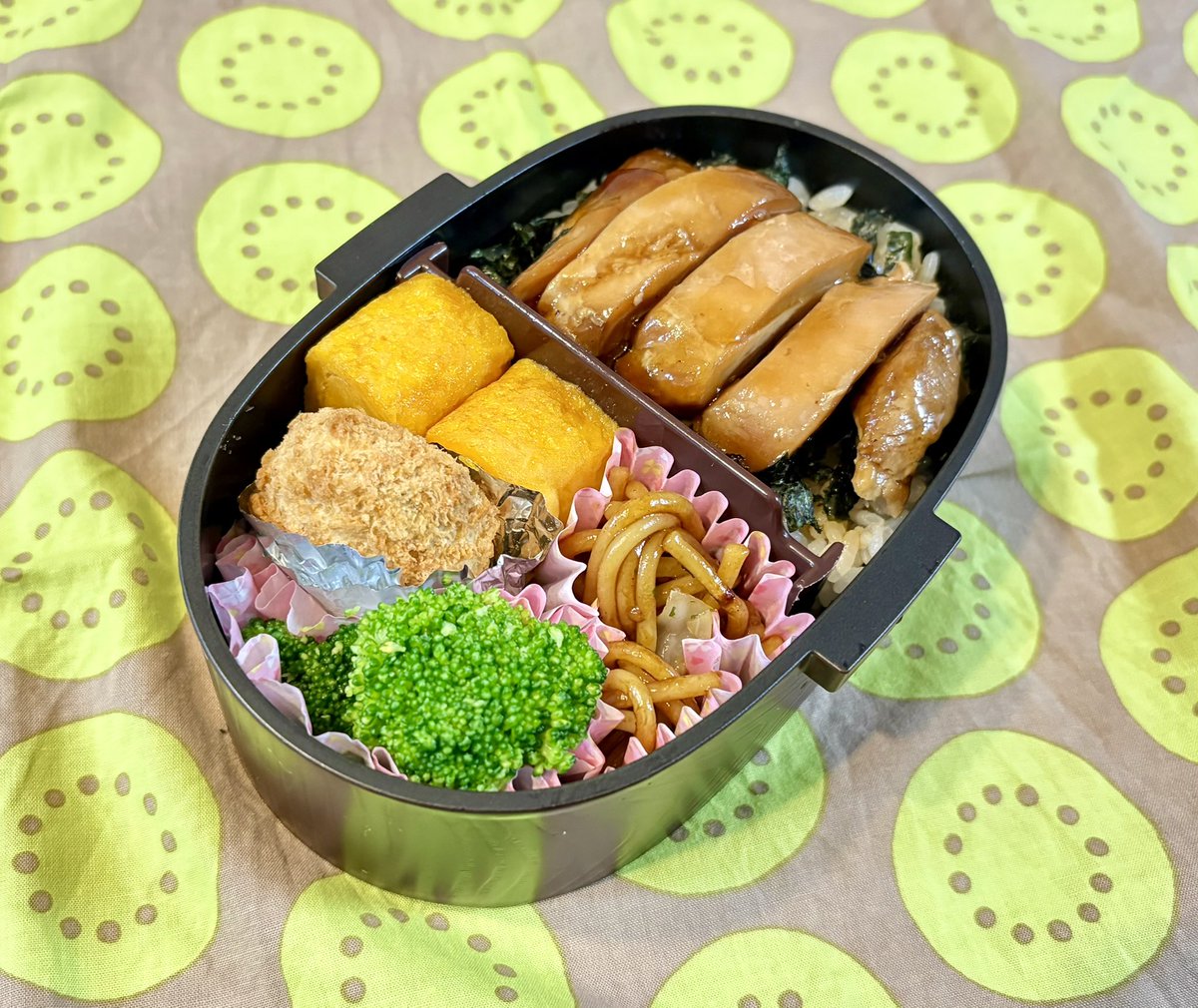 鳥照焼き丼弁当
#お弁当