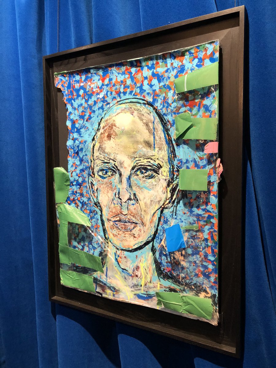 sayacats's tweet photo. He ido a la exposición de JOHNNY DEPP. Me lo he pasado muy bien!!!!#ABunchOfStuffTokyo https://t.co/tFwx0YYlI7