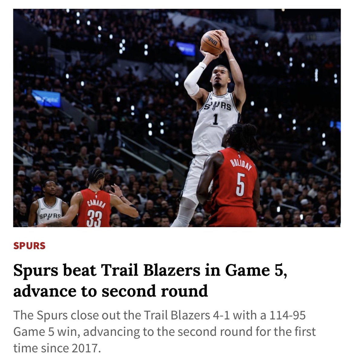 VGAgencyTX's tweet photo. That’s it!!!! #GoSpursGo #SanAntonio #NBAPlayOffs https://t.co/opF7FyGSYW