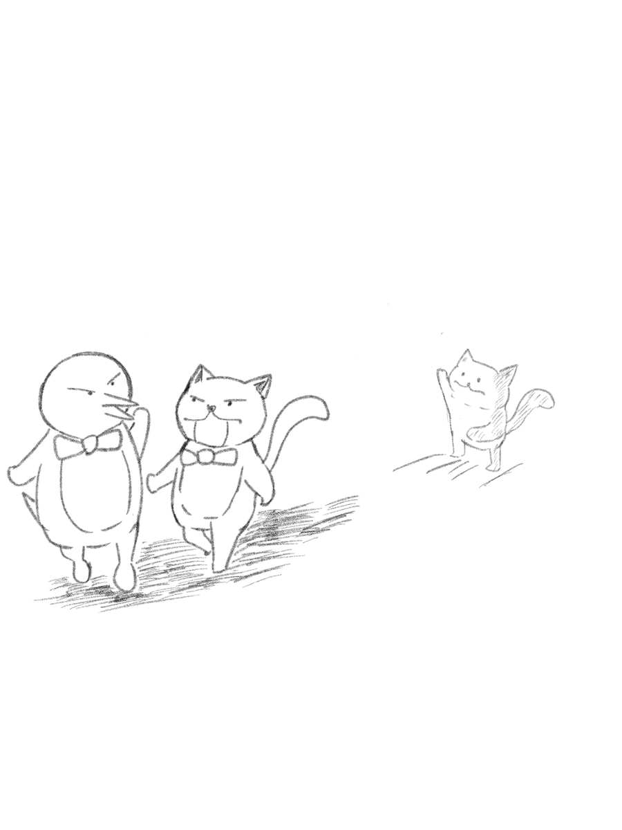 OregonStyle0110's tweet image. They went somewhere, just two of them #illustration #artwork #humanstory #動物イラスト #イラスト好きの人と繋がりたい