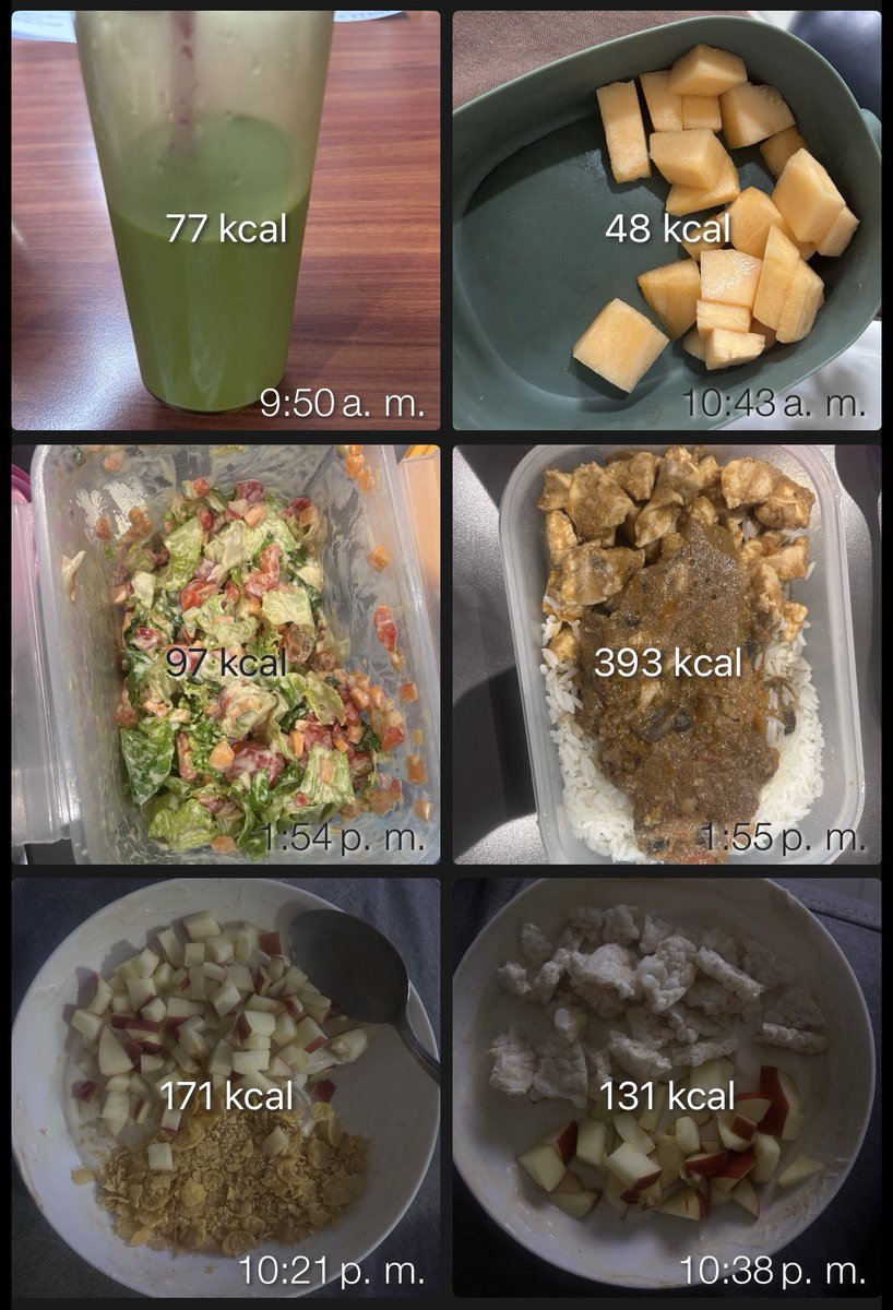 abril 28 . . . - consumidas: 917 kcal - quemadas: 267 kcal - total: 650 ...