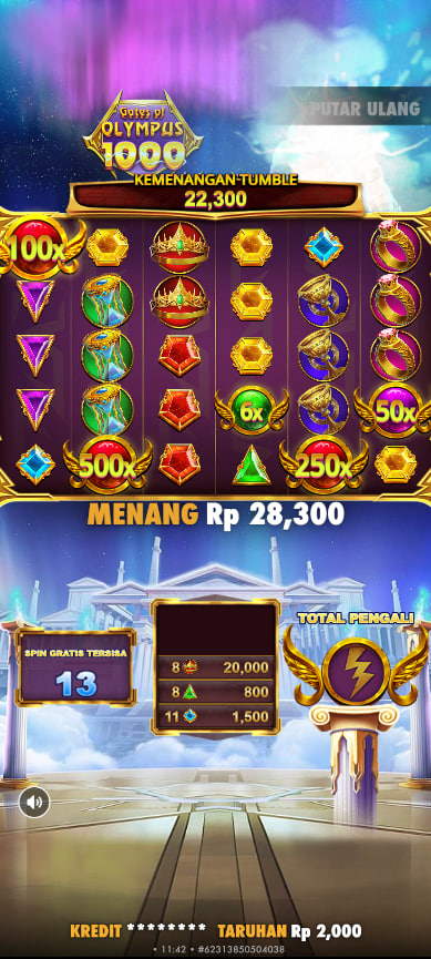 hadifa31p's tweet photo. Kemenangan Sensasional! 💥 Siapa sangka, taruhan kecil bisa jadi jackpot bsar!🌟Keberuntungan bisa datang kapan saja, dan mungkin giliranmu berikutnya! 

Hanya Disini 👉🏻 https://t.co/nTphCc6e66
Hanya Disini 👉🏻 https://t.co/nTphCc6e66

🔥 #Idngoal #Slotgacor #GatesOfOlympus1000 🔥 https://t.co/P6kOe7d1RH