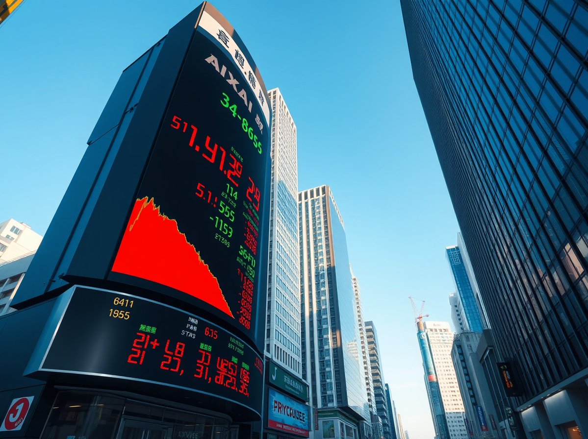 ItsBitcoinWorld's tweet image. Asian stocks delivered a mixed performance today, with the Nikkei index declining sharply as rising energy prices weighed heavily on investor sentiment. #Asianmarkets #energyprices #JapanEconomy #Nikkei #StockMarket
bitcoinworld.co.in/asian-stocks-m…