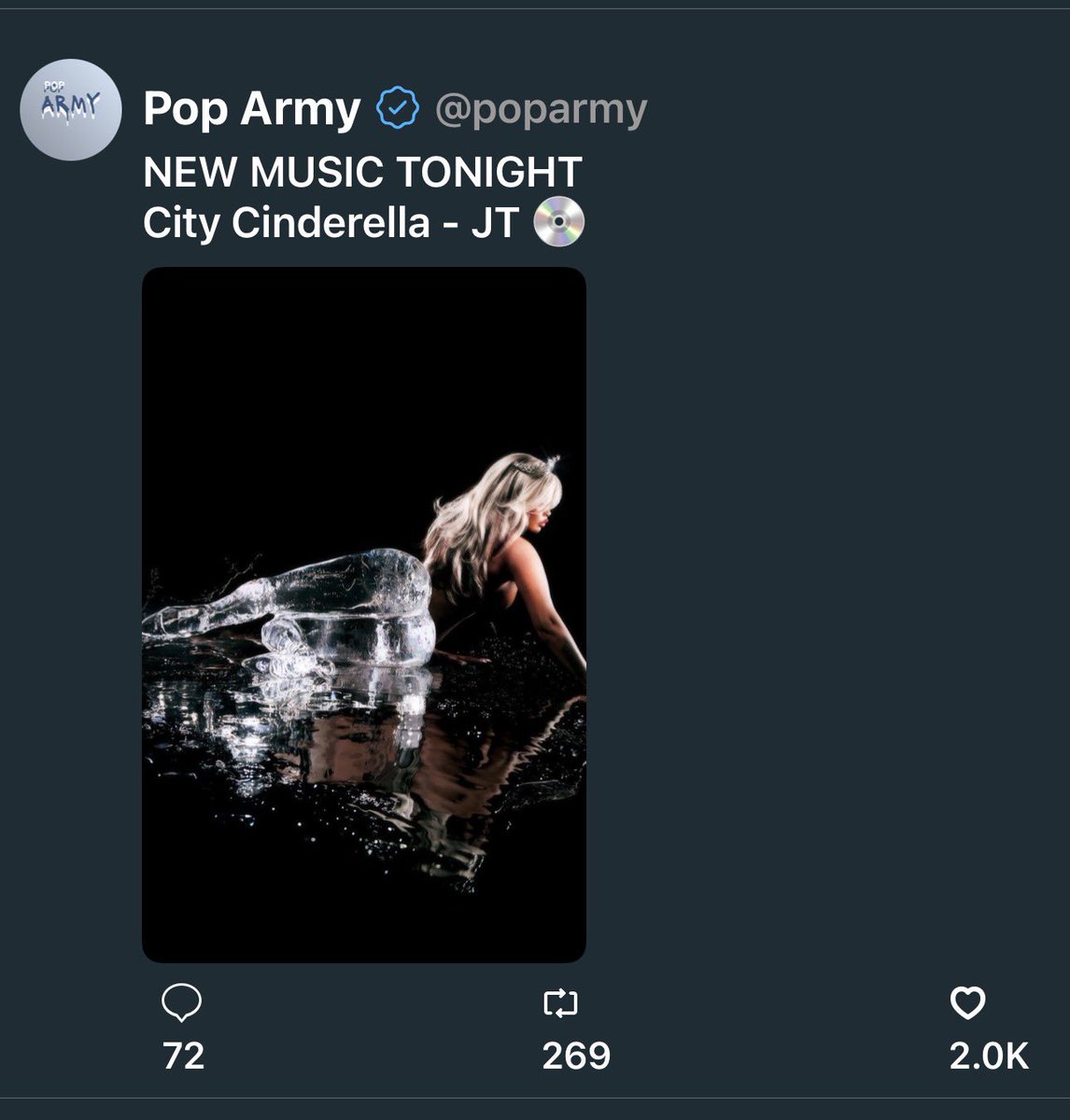 beyonce_GIF's tweet photo. i know they were all too scared to drop on the same day as me 🙂‍↕️ https://t.co/JXnJaNdnQZ