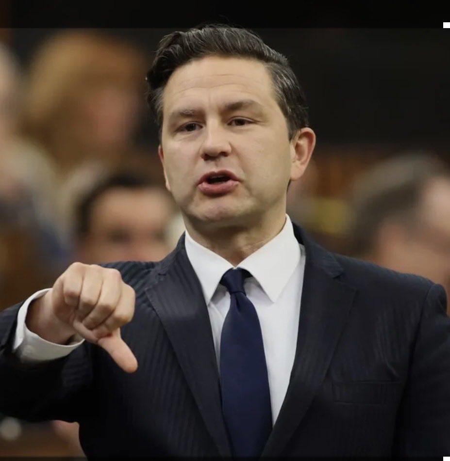Pierre Poilievre should never have become the leader of the Conservatives.  As leader, he should have lost his job a year ago. As Pierre continues to  tank in support across the country