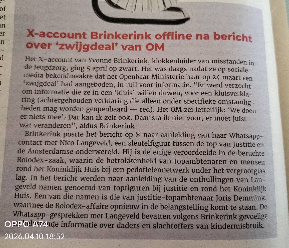 Yvonne Brinkerink Klokkenluider Jeugdzorg tweet media