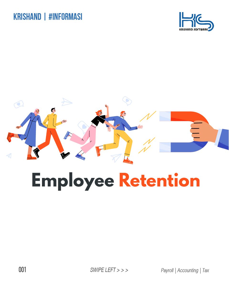 krishand's tweet image. Employee retention bukan hanya soal gaji, tapi soal pengalaman kerja &amp;amp; peluang berkembang. Kunci bisnis stabil dimulai dari karyawan loyal.

krishandsoftware.com/blog/2311/empl…

#EmployeeRetention #HRStrategy #SDM