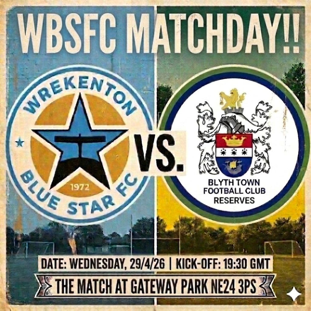 Wrekenton Blue Star FC tweet media
