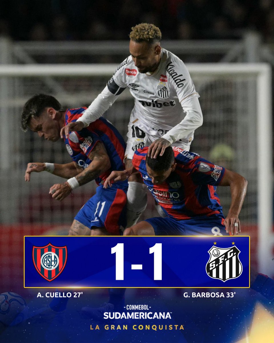 palizatactica__'s tweet image. Quinto enfrentamiento entre #SanLorenzo y #Santos por torneos CONMEBOL: 2 ganó el Peixe, 1 el equipo argentino y 2 empates.

▪️ El Ciclón no perdió en sus últimos 4 partidos de local ante rivales brasileños en estas competencias (1 victoria y 3 igualdades).