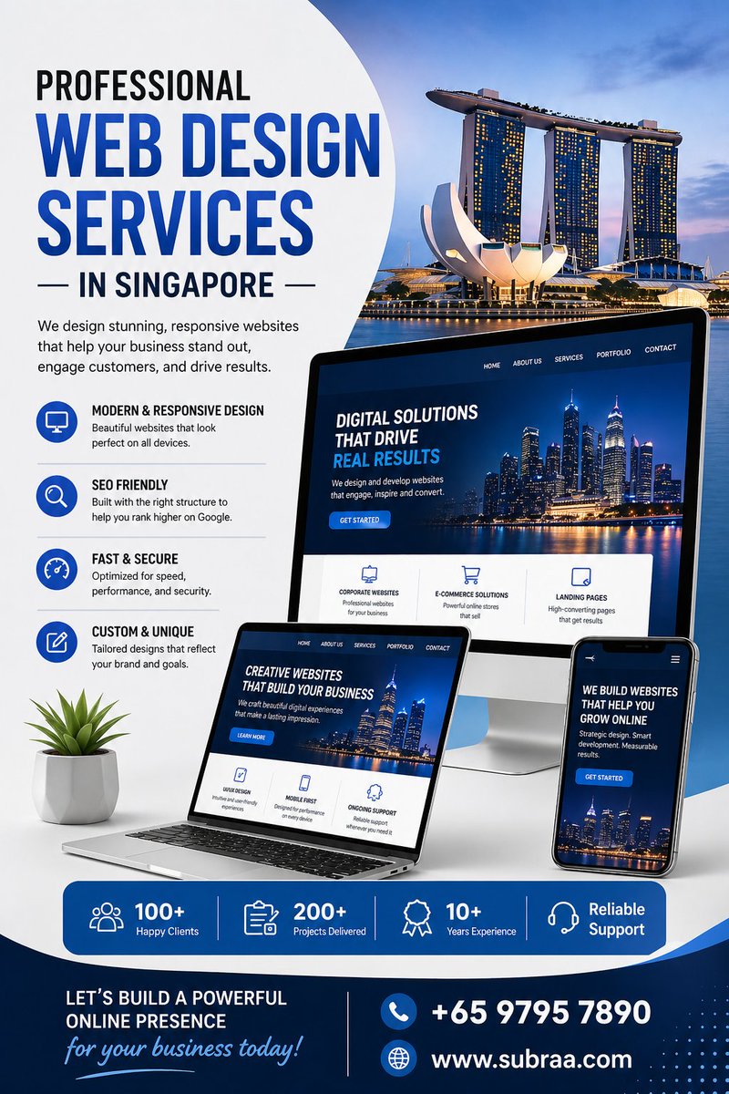 Chitusharmi's tweet image. Get started today and take your business to the next level with expert web design services that truly make an impact.

subraa.com

#WebDesign #WebsiteDesign #UIUXDesign #ResponsiveDesign #WebDevelopment #CreativeDesign #DigitalDesign #UXUI #WebDesigner