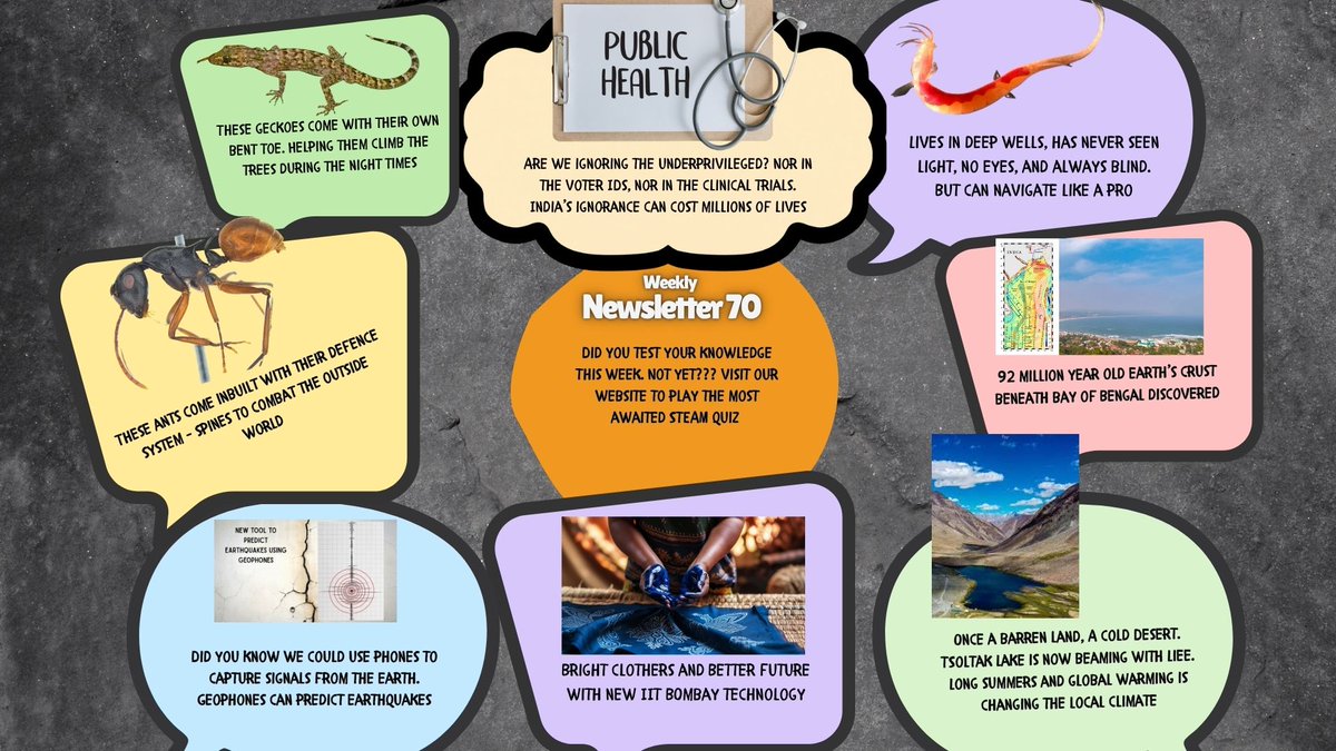 SciResMatters's tweet image. 𝗘𝗽𝗶𝘀𝗼𝗱𝗲 𝟳𝟬!!

Another week, another interesting newsletter covering #science #technology #innovation and #discoveries just for you. Explore the world of STEAM at your fingertips.

In this week’s edition, from #Livingnanoassembly to #earthquakes, we have curated stories