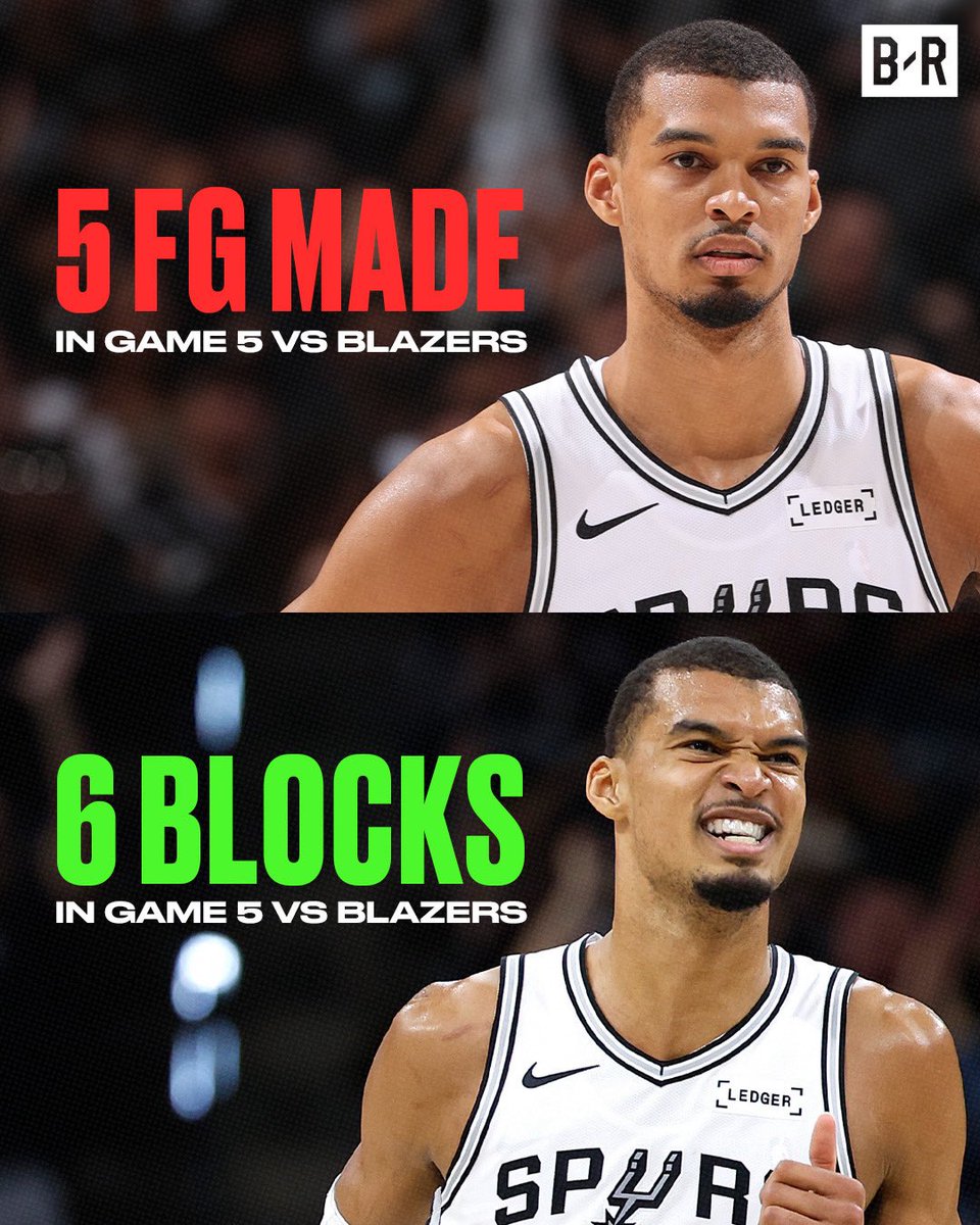 It was all BLOCKS over BUCKETS for Wemby to get his first playoff series win 😤