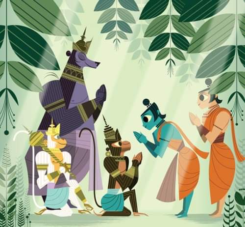 AmiSri's tweet image. जय श्री राम लक्ष्मण हनुमान सुग्रीव जामवंत 🙏🏼
#JaiShriRam