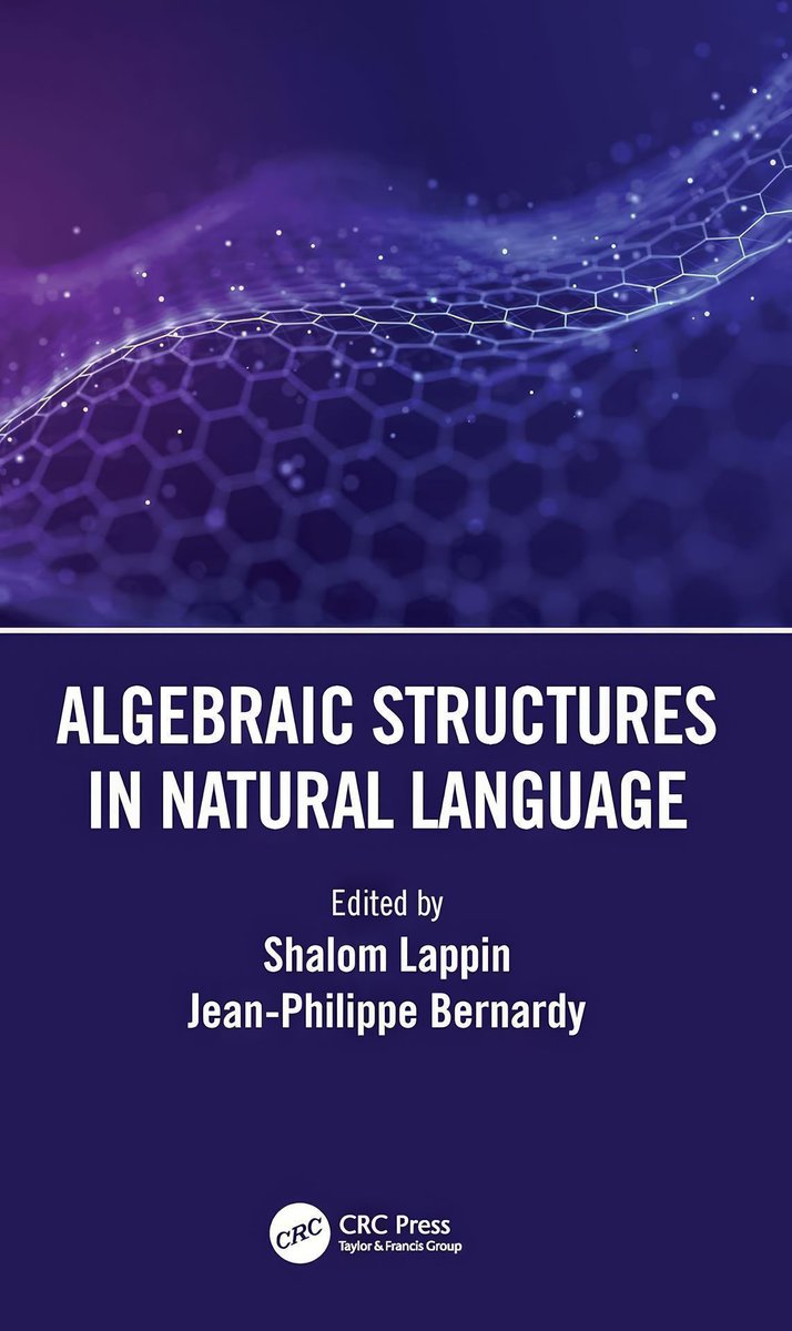 gp_pulipaka's tweet image. Algebraic Structures in Natural Language! #BigData #Analytics #DataScience #AI #MachineLearning #IoT #IIoT #Python #RStats #TensorFlow #ReactJS #NLProc #Serverless #Linux #Books #Mathematics #Programming #Coding #100DaysofCode geni.us/Structures-Lan…