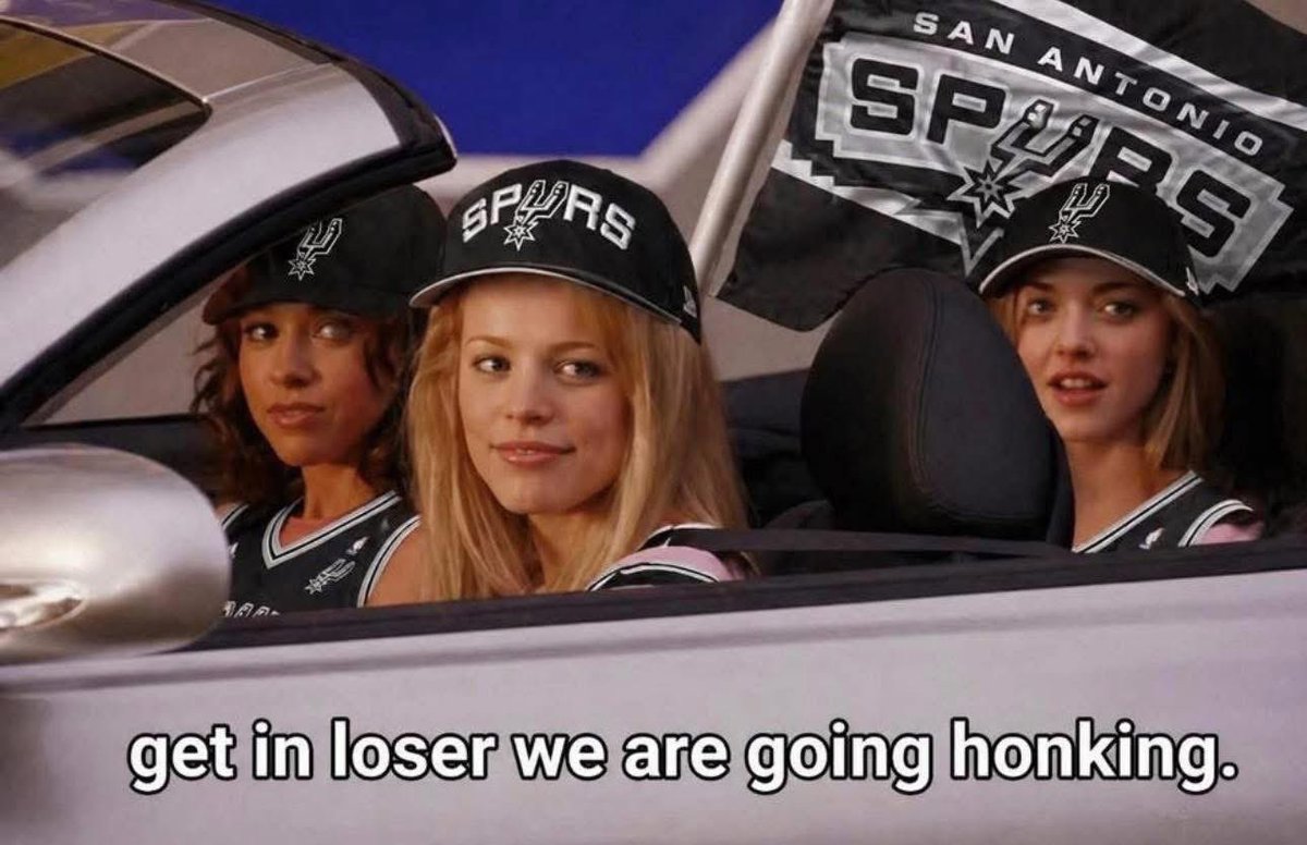 SPURS PLAYOFFS 🧡💗🩵 tweet media