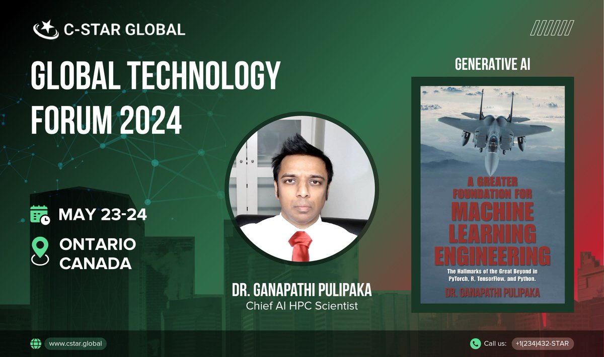 gp_pulipaka's tweet image. GPT, Generative AI and LLM! @starconfs

#BigData #Analytics #DataScience #AI #MachineLearning #IoT #IIoT #PyTorch #Python #RStats #TensorFlow #ReactJS #GoLang #CloudComputing #Serverless #DataScientist #Linux #Programming #Coding #100DaysofCode 

cstar.global