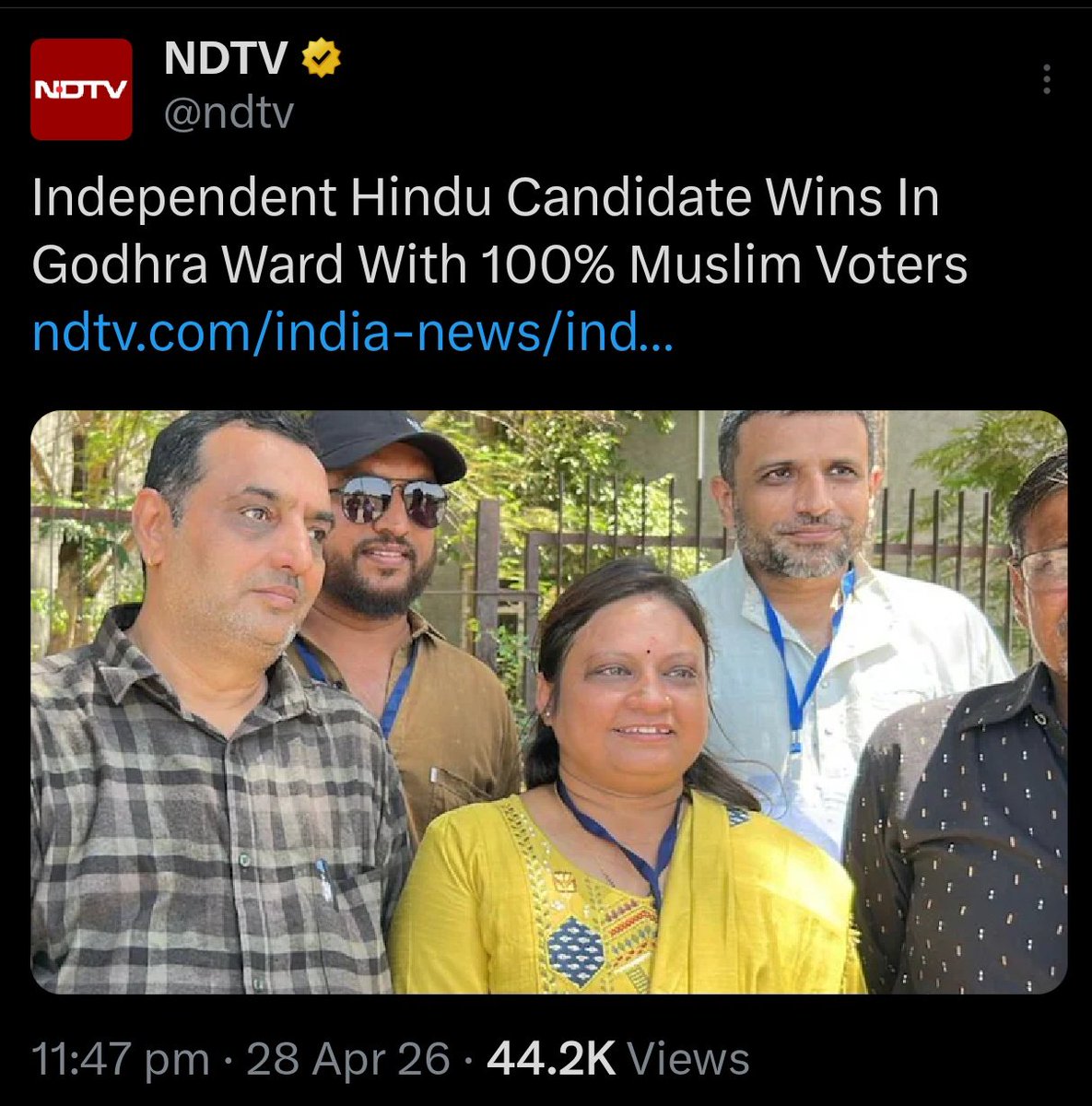 Apparently this is Peak Secularism. Laughable. Peak Secularism would be the day Muslims can win from 100% Hindu dominated wards. 

Muslims are already represented so low in leadership positions and now we have to even give it up in Muslim Majority wards too.  That's apparently