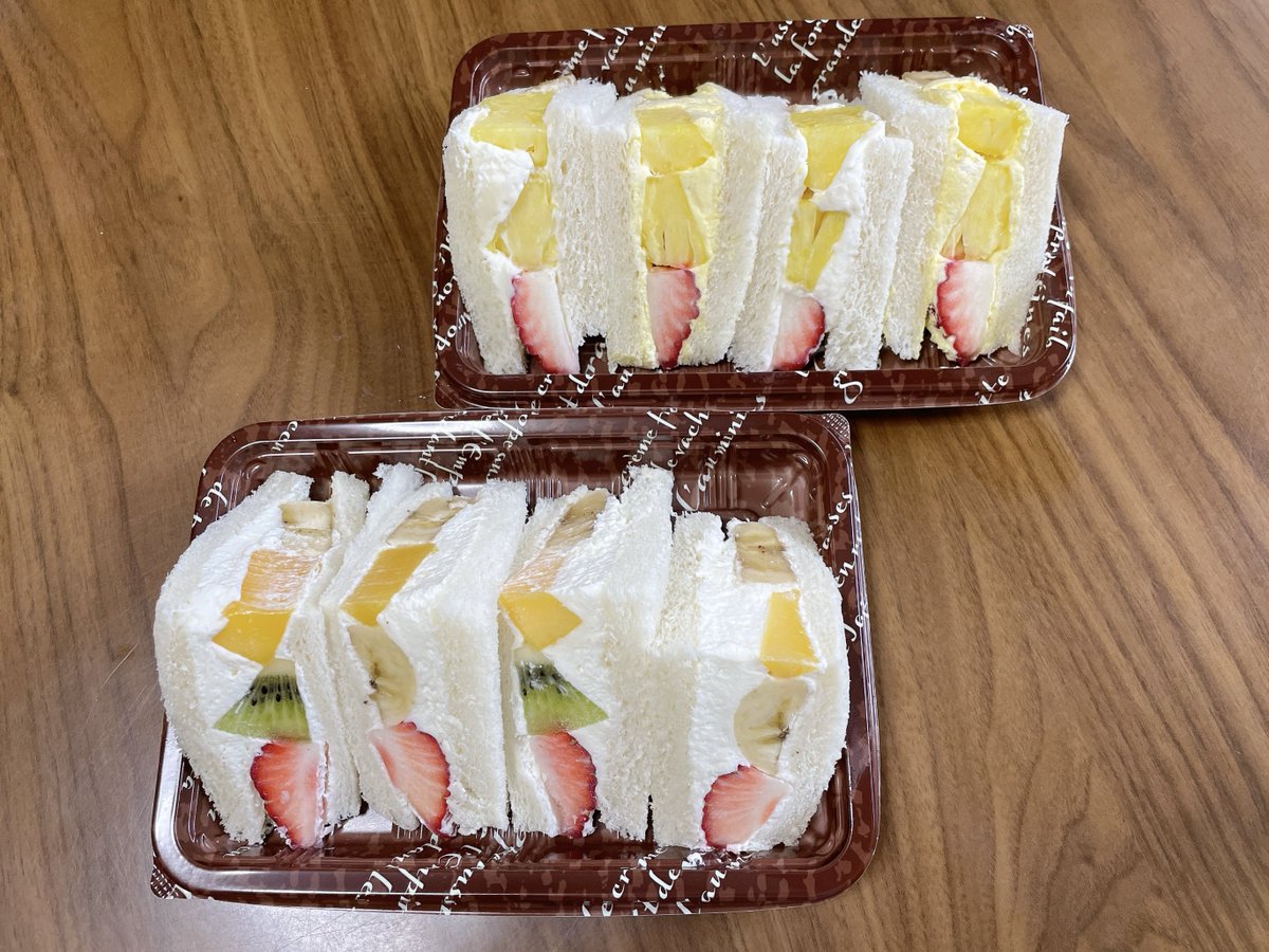 __a330iri's tweet photo. フルーツサンド😋 https://t.co/g5fERk8g9n