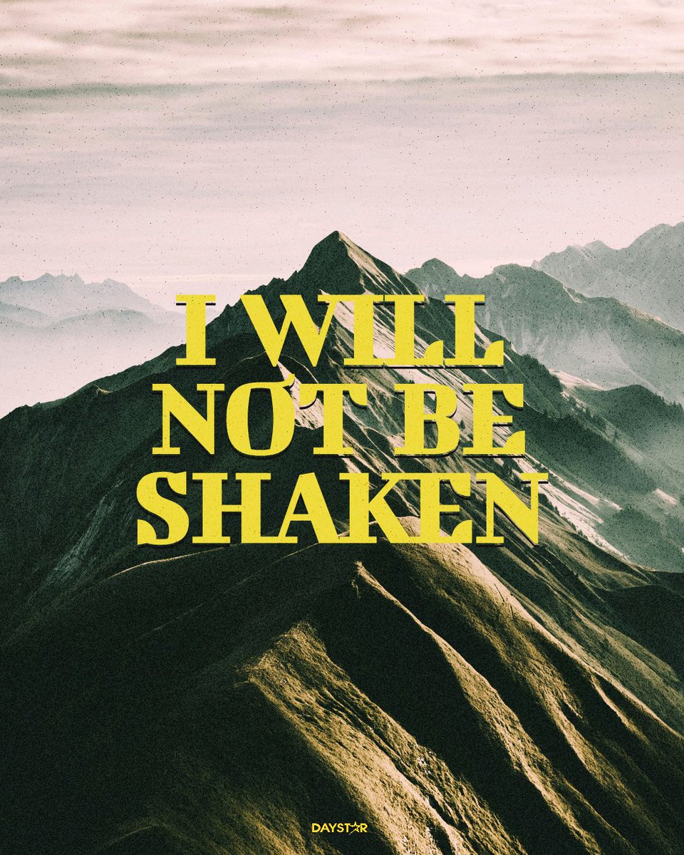 Daystar's tweet photo. My hope is built on a firm foundation—God is steady, faithful, and unchanging, no matter what comes. https://t.co/CJff64SaFN