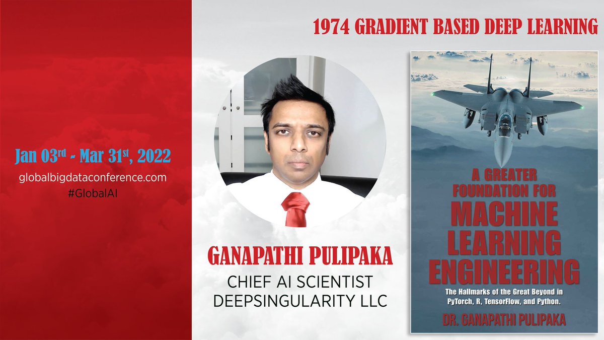gp_pulipaka's tweet image. 1974 Machine Learning!
@bigdataconf

A Greater Foundation for Machine Learning. Welcome to Python, TensorFlow, and PyTorch. Register and join me in the new year.  Join and learn at your own pace. Machine Learning for all the ages.

@bigdataconf

#BigData #Analytics #DataScience