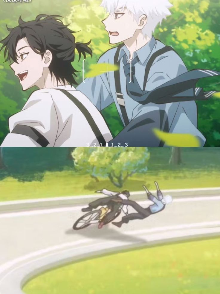them falling off the bike fries me so badly every time
