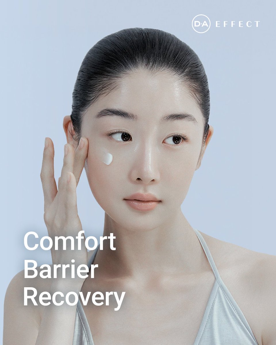 da_effect_jp's tweet photo. DA EFFECTが大切にしているのは、
 Comfort, Barrier, Recovery
という3つの軸。

心地よく受け止められること。
肌のバランスを支えること。
ゆらいだ肌が、少しずつ整う流れを考えること。

この視点から、
DA EFFECTのスキンケアは始まります。

#DAEFFECT #スキンケア https://t.co/LruxC7Hf6R
