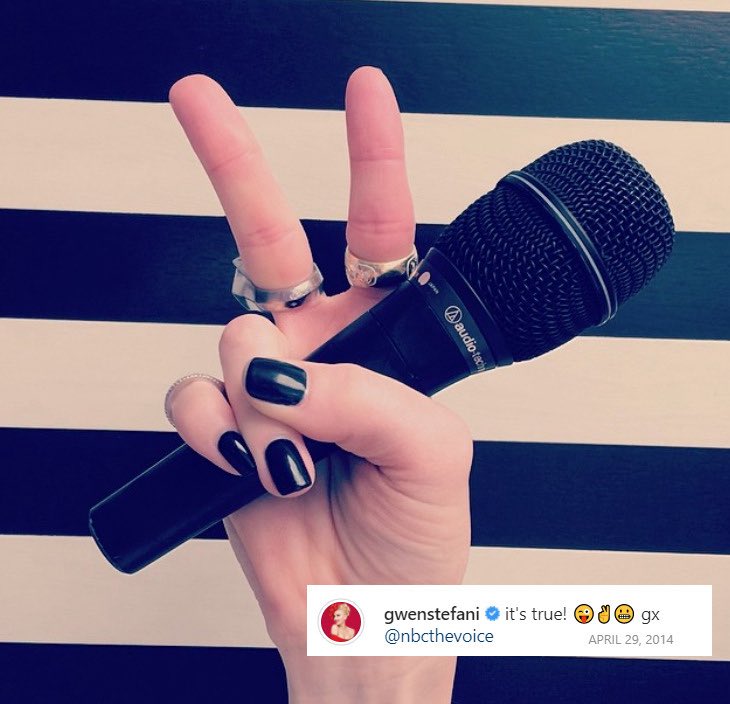 shefanifan0121's tweet image. 12 years ago today #gwenstefani #thevoice