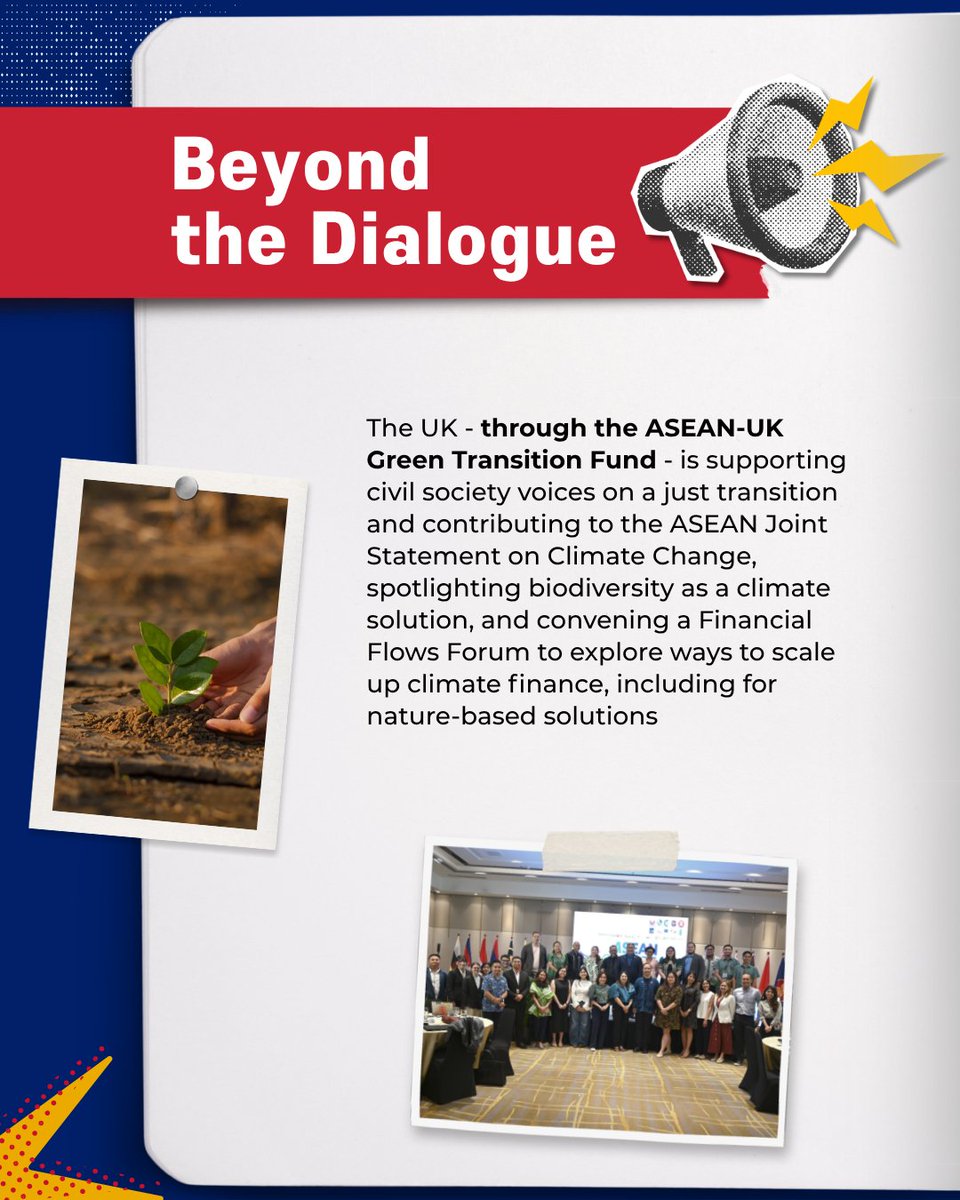 ukmissionasean's tweet photo. This week, Manila takes centre stage for regional climate action.

Under the Philippines’ @ASEAN Chairship, #ASEANClimateWeek brings together high-level leadership and practical solutions.

The UK is part of the conversation.   #UKASEAN5 #AdvancingTogether https://t.co/QxKkWDrca2