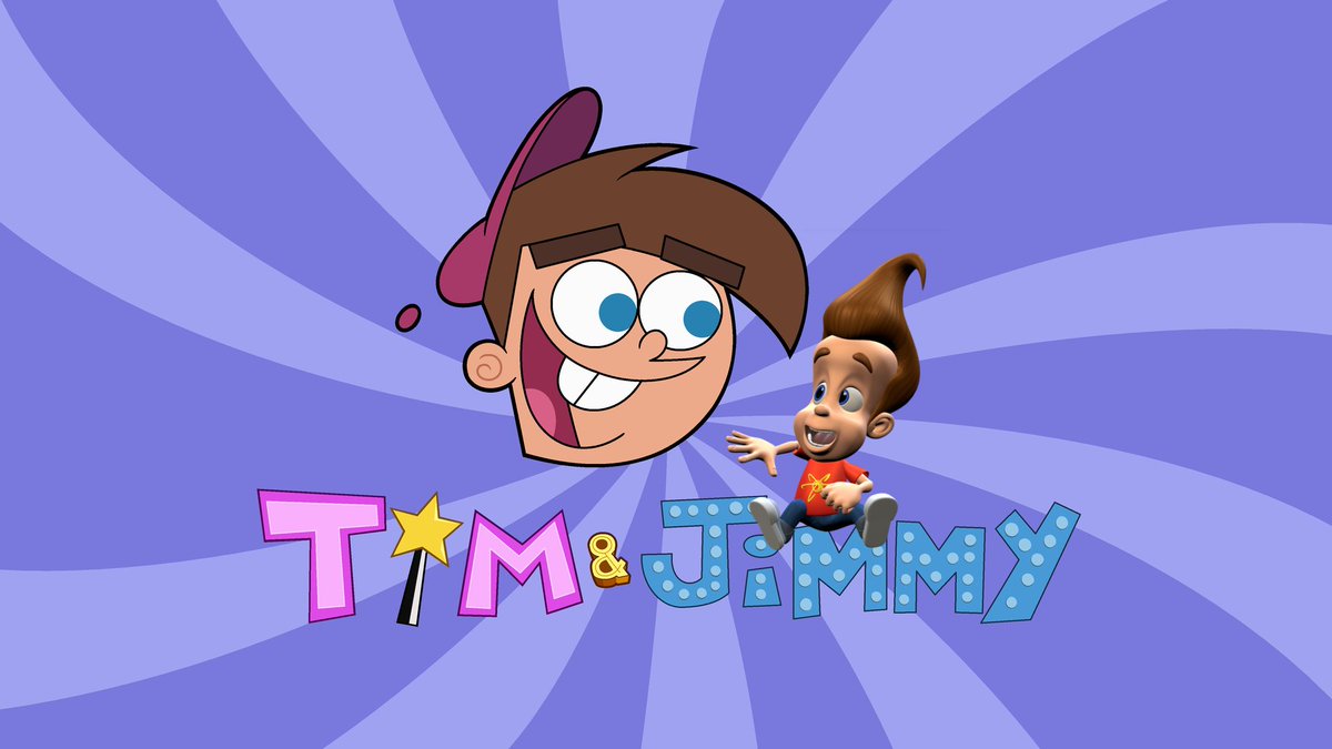 SmashupMashups's tweet photo. Happy birthday, @JNFan2025!
Hope you love my Tom and Jerry-styled #JimmyTimmyPowerHour title card "Tim and Jimmy".
Timmy and the title card were by me, while @LiamTaheny helped with Jimmy. https://t.co/ZVDDIahWSi