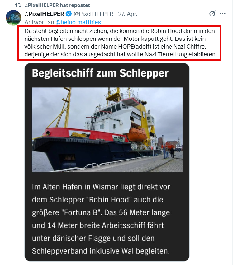 d0mturbo's tweet photo. Leute Leute! Internetführerschein! JETZT!
Der die Personen hinter #PixelHelper sollten mal das Fenster auf Kipp machen und mal tief durchatmen.

Gut das #Timmy nun unterwegs ist. Dieser Account sollte zukünftig von allen blockiert oder ignoriert werden! https://t.co/3nHG5kptg8