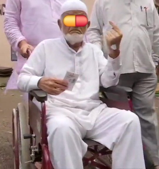 Met this old man today at polling booth.

I asked him...kisko vote kiya?

He said, BJP.

I was shell shocked. I said, Why are you lying??

He looked at me with tears in his eyes and then told me his story..

- My name is Burhanuddin. Few days ago, I found out that my ancestors