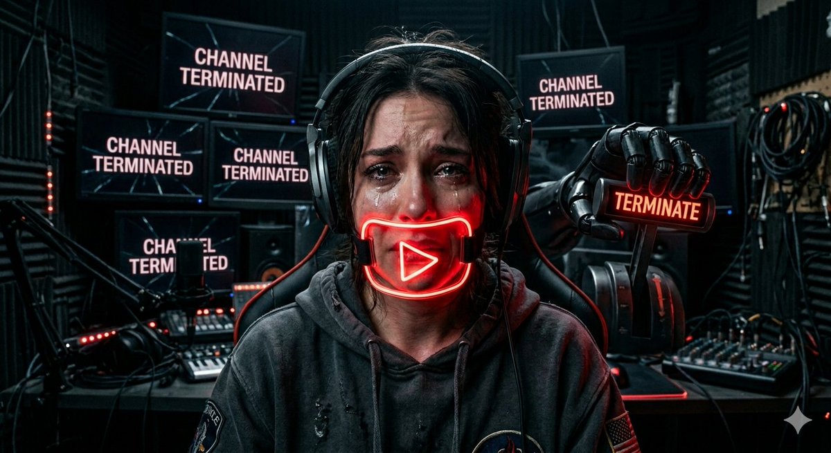 yurtseven91's tweet photo. THE BIGGEST THEFT OF HUMAN LABOR! 🚨
#YouTube is deleting years of hard work & dreams without ANY warning or reason. No appeal. No explanation. This is a corporate dictatorship! 📩
SPREAD THE WORD! 🌎
#YouTubeBoycott #Censorship #CreatorsUnite #StopYouTube @TeamYouTube https://t.co/7HtjzoevnN