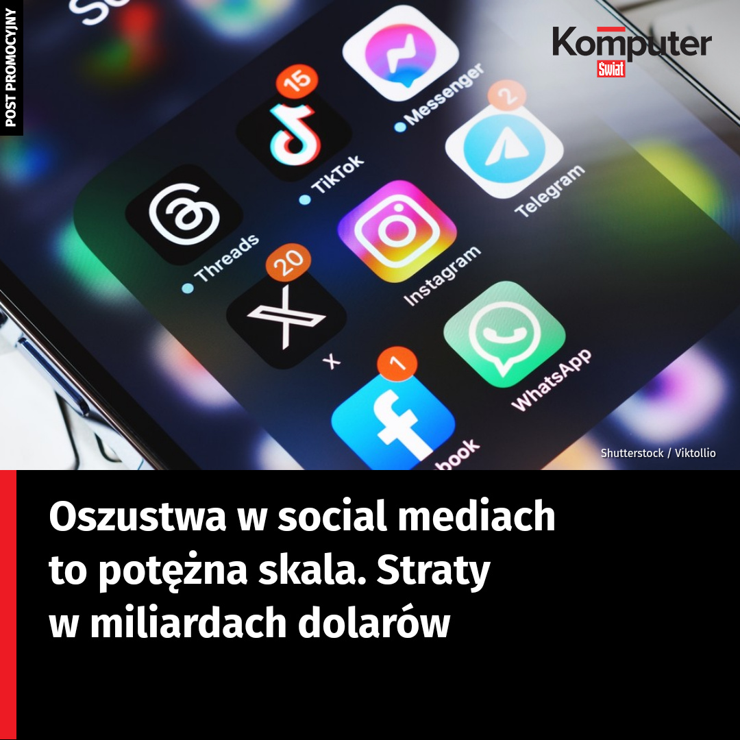 komputer__swiat's tweet image. Oszustwa w mediach społecznościowych osiągają nowe szczyty. Straty finansowe rosną w zastraszającym tempie, a liderem w tej dziedzinie jest Facebook. 👉 brnw.ch/21x21zV #komputerswiatnaukaitechnikabezpieczenstwo #mediaspolecznosciowe #facebook #oszustwa