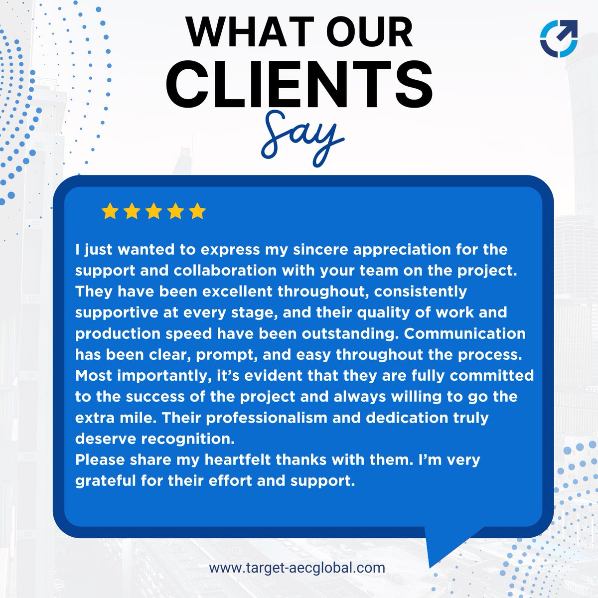 TargetAECGlobal's tweet photo. #Teamwork #Excellence #Collaboration #QualityDelivery #ProjectSucces #Professionalism #Commitment #Performance #Growth https://t.co/l2VysPvi8X