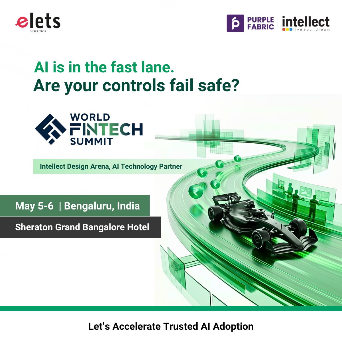 i_DesignArena's tweet image. AI is scaling fast—are your controls fail-safe? 🏦

Join Intellect at World Fintech Summit 2026 to operationalize AI responsibly.
📆 May 5–6, 2026
📍 Sheraton Grand Bangalore Hotel

#ResponsibleAI #FinTech