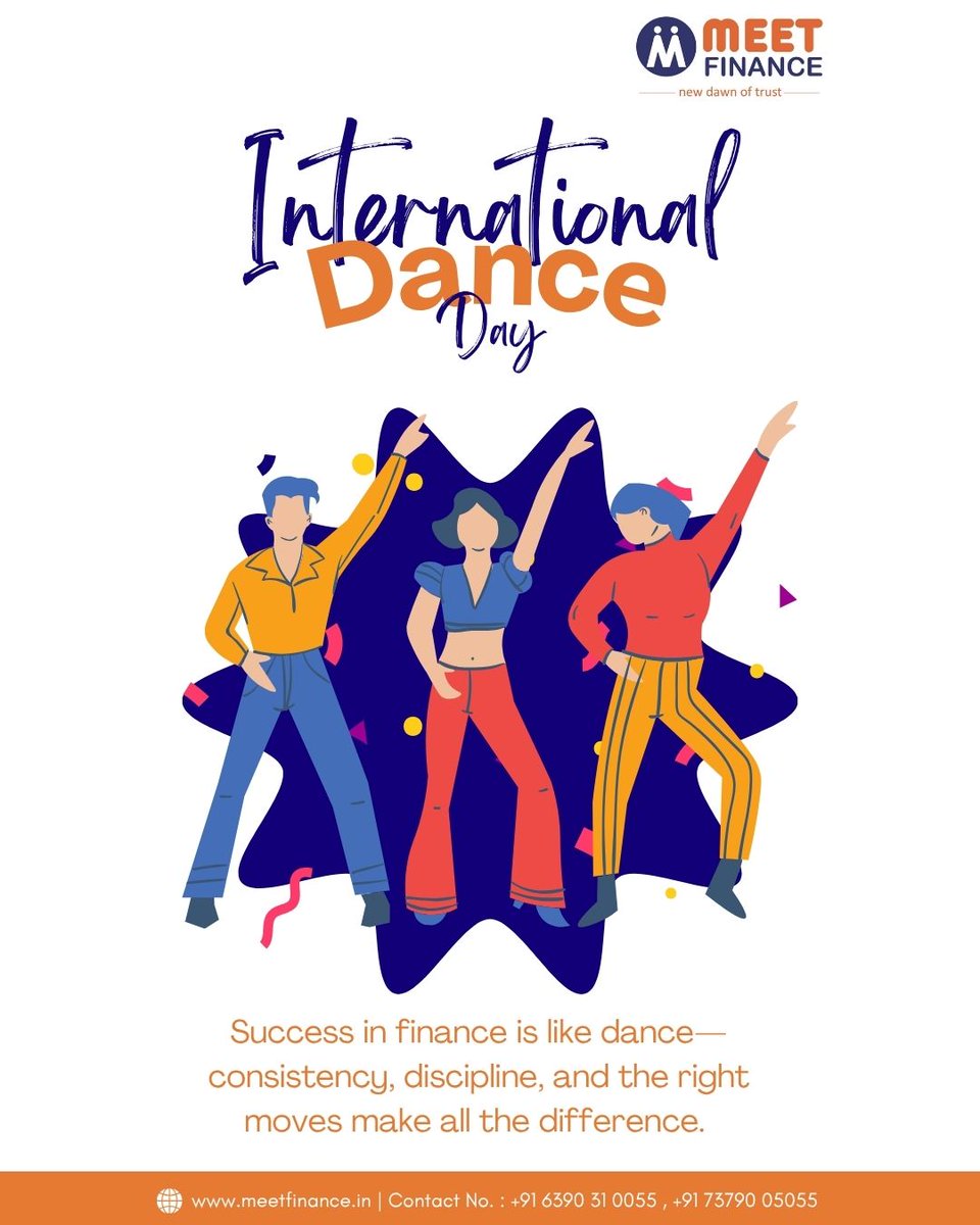meetfinpvtltd's tweet image. Master your finances like a dance—plan your steps, stay in rhythm, and move forward with confidence.

#InternationalDanceDay #Finance #Balance #meetfinance