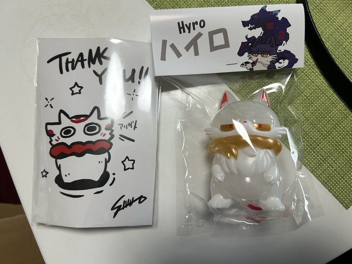 1周年　もあねこ ハイロソフビ MORE-CATS もあねこ ハイロ 1周年記念カラー 記念喜々 ソフビ フィギュア more