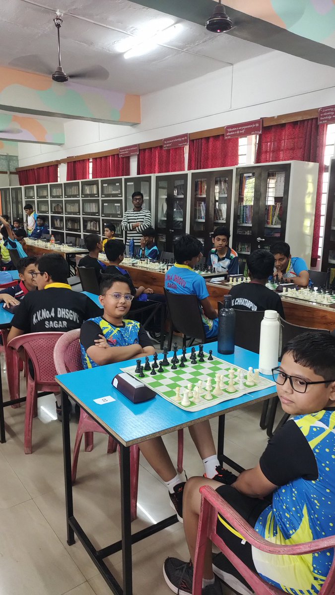 arjunsingh19778's tweet photo. Regional Sports meet 2026 (Chess )  from 28/04/26 to 30/04/26 at KV 1 Sagar Cantt. https://t.co/wionVgRrnR