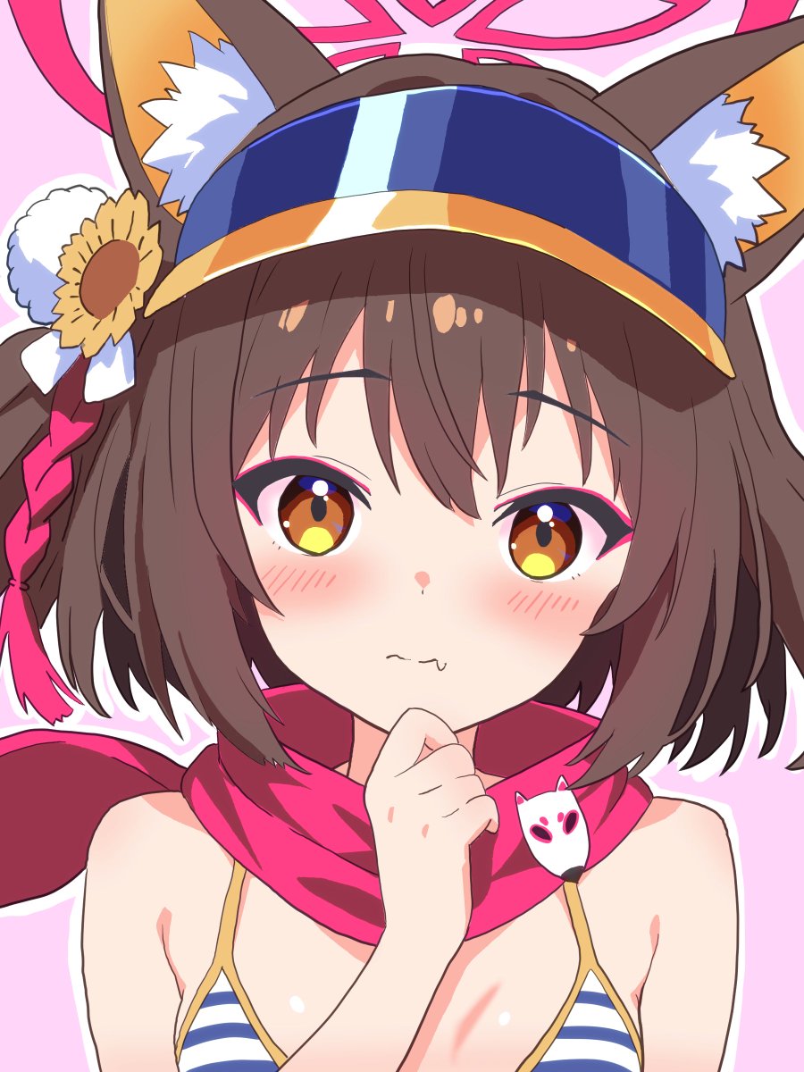 ジーッ（イズナって可愛い顔良すぎるよな...）
🦊「あるじどの...？」