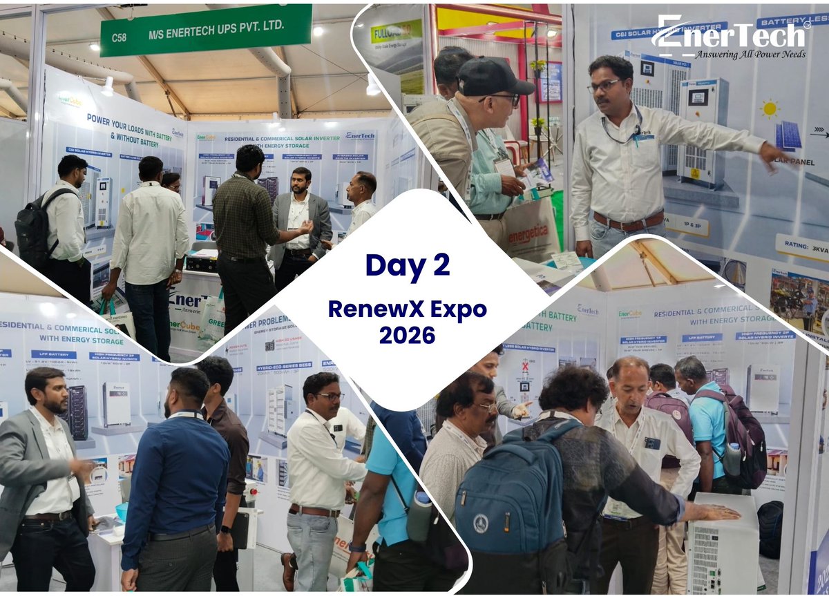 Enertechups_Pun's tweet image. ⚡ Day 2 at Chennai Energy Expo — Great Response Continues...
📍 Chennai Trade Centre, Nandambakkam
📅 27–29 April 2026
🏢 Stall C-58
#summer #india #raghavchaddha #politicks